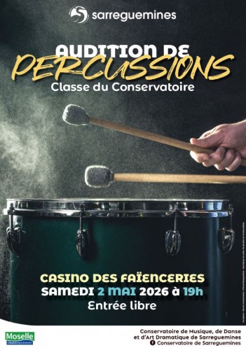 Audition de percussions 
