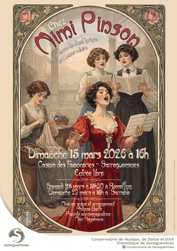Spectacle lyrique du Conservatoire : Chez Mimi Pinson