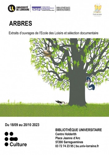 Arbres : extraits d'ouvrages de l'Ecole des Loisirs et sélection documentaire
