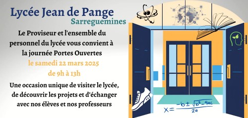 Journées portes ouvertes au lycée Jean de Pange