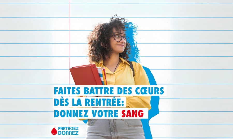 Don de sang : on se mobilise à la rentrée le mardi 9 septembre