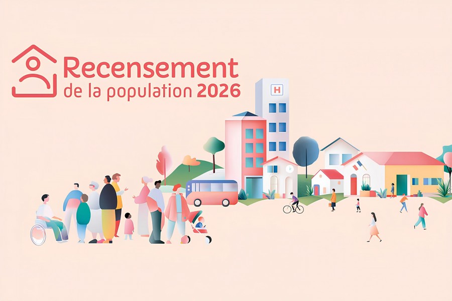 Recensement 2026 : &ccedil;a d&eacute;marre le 15 janvier